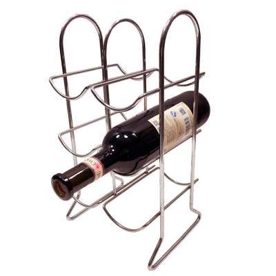 hot best selling metal table wine display rack